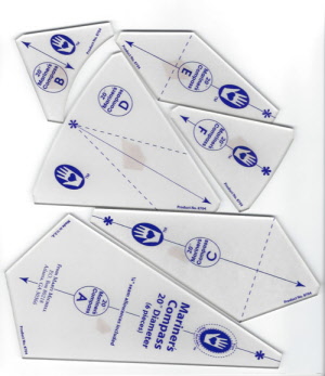 20 inch mariners compass templates
